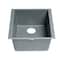 Alfi Brand Titanium 17" Undermount Rctnglr Granite Composite Kitchen Prep Sink AB1720UM-T - alternate 8
